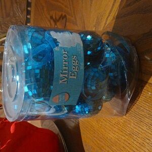 15 Mirror blue eggs